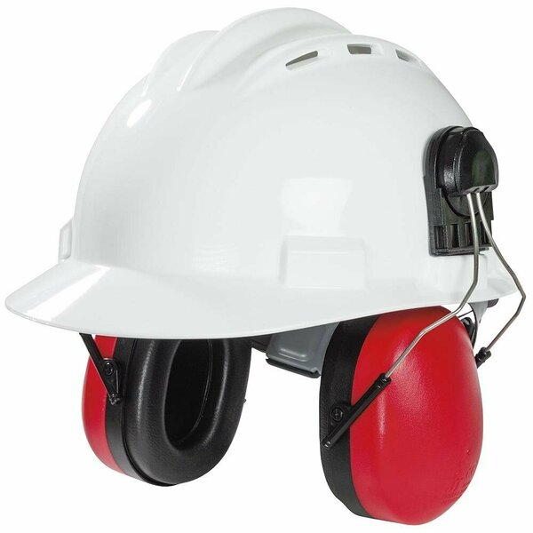 Sellstrom Hard Hat Mounted Ear Muffs, 28 dB, HPS428, Black/Red S23409